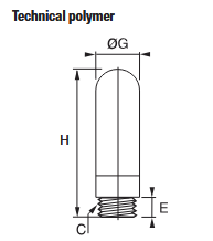 PARKER 0674 00 10 TŁUMIK PNEUMATYCZNY