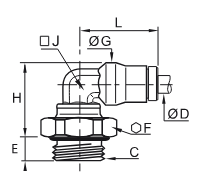 PARKER 3699 10 13  ZŁĄCZKA PNEUMATYCZNA