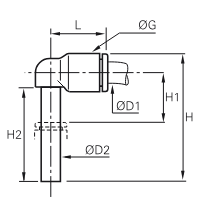 PARKER 3184 04 00 ZŁĄCZKA PNEUMATYCZNA