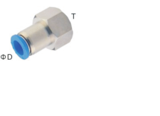 UP UPCF 06-G02 ZŁĄCZKA PROSTA WTYKOWA GW 6-1/4