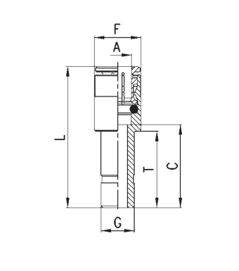 CAMOZZI 6800 12-14 ZŁĄCZKA REDUKCYJNA WTYKOWA
