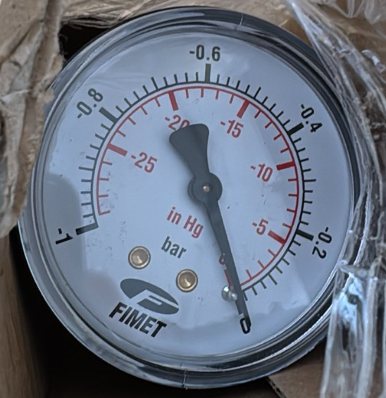 FIMET WAKUOMETR 1/4 FI 63 TYLNE