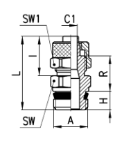 CAMOZZI 1511 6/4-3/8 ZŁĄCZKA PROSTA