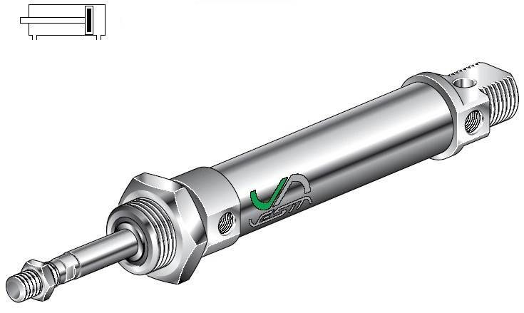 VESTA DVM 020.0025 SIŁOWNIK MAGNETYCZNY ISO 6432