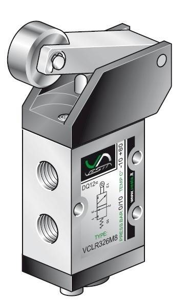 VESTA VCLR326M8 ZAWÓR 1/8 ROLLER-LEVER 3W