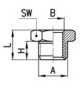 CAMOZZI 2531 3/8-1/4 REDUKCJA GZ-GW
