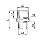 CAMOZZI 2510 1/8-3/8 NYPEL REDUKCYJNY GZ