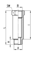 CAMOZZI 2525 1/4-43 NYPEL REDUKCYJNY GZ-GW