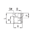 CAMOZZI 2530 3/8-1/8 REDUKCJA GZ-GW