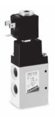 CAMOZZI 344-015-02 ELEKTROZAWÓR 3/2 1/4"