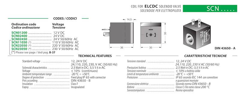 VESTA SCN-02400 24V DC  ELCDC CEWKA