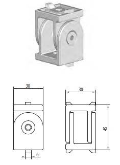 ALUSIC 084311009 PRZEGUB ANTYROT. 30X30