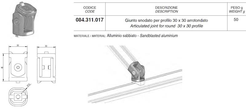 ALUSIC 084311017 PRZEGUB