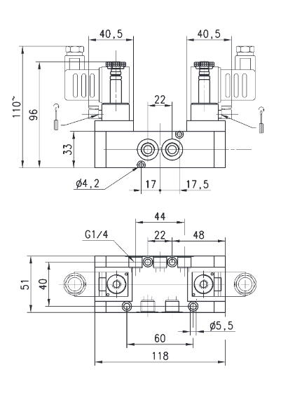 CAMOZZI 454-V11-22 ELEKTROZAWÓR 5/2 G 1/4