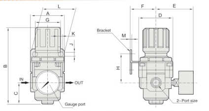 UP ER4000-06 REDUKTOR CIŚNIENIA POWIETRZA 3/4"