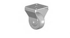 ALUSIC 084404007 KOŁO STAŁE Z PŁYTKĄ MONTAŻOWĄ