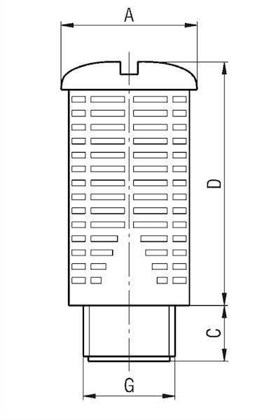 WAIRCOM ES2/N TŁUMIK HAŁASU 1/2"