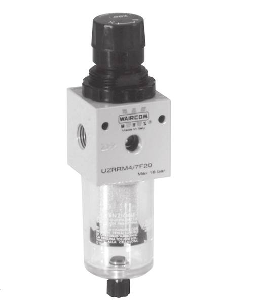 WAIRCOM UZRRM4/7F20 FILTR REGULATOR 9 BAR 1/4"