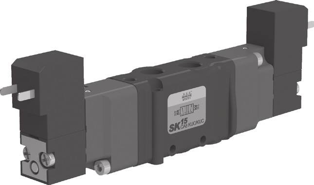 WAIRCOM SKCA815 KUC/ZQ/2400 ELEKTROZAWÓR 5/2 1/8" 