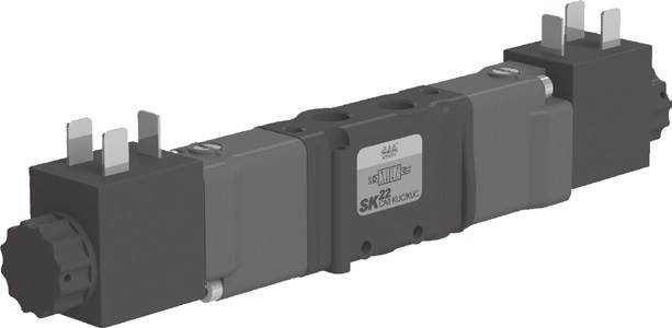 WAIRCOM SKCA822 KUC/ZQ ELEKTROZAWÓR 5/2 1/8" 