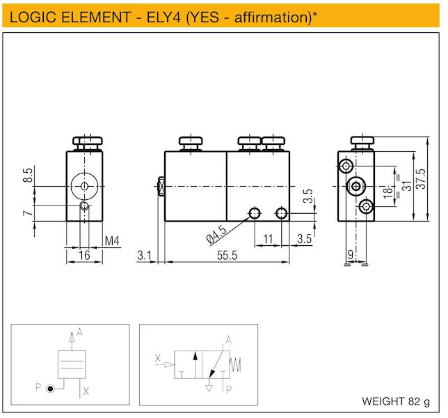 WAIRCOM ELY4 ZAWÓR LOGICZNY YES