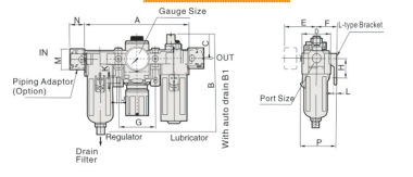 UP EC4000-06 FRL 3/4"