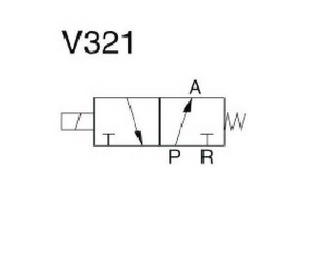 EMC V321-E7-06 PILOT 24V 1/8"