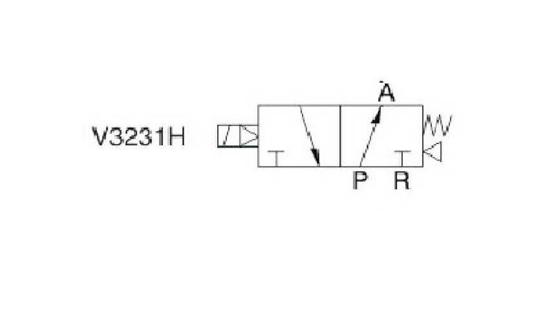 EMC V3231-10H ELEKTROZAWÓR TRÓJDROGOWY 3/2 3/8"