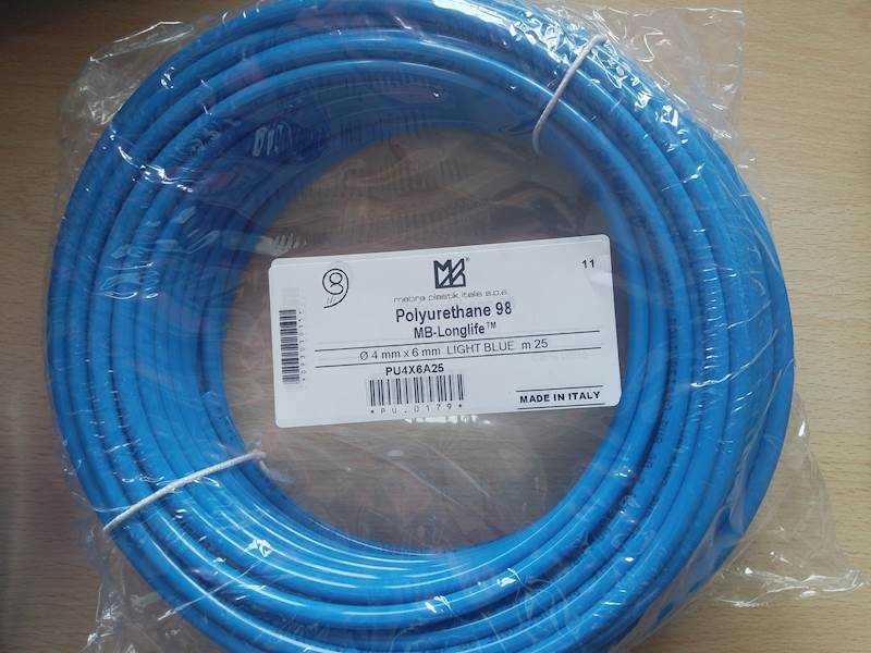 PRZEWÓD PU98 9X12 NIEBIESKI ROLKA 100m