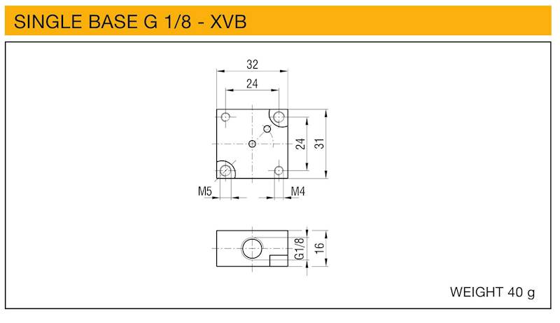 WAIRCOM XVB PŁYTKA MONTAŻOWA POJEDYNCZA