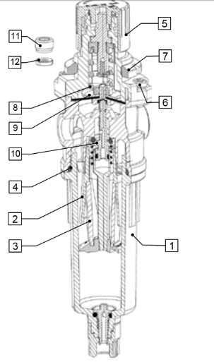 CAMOZZI C1-F20/3 WKŁAD FILTRA MC1 25 UM