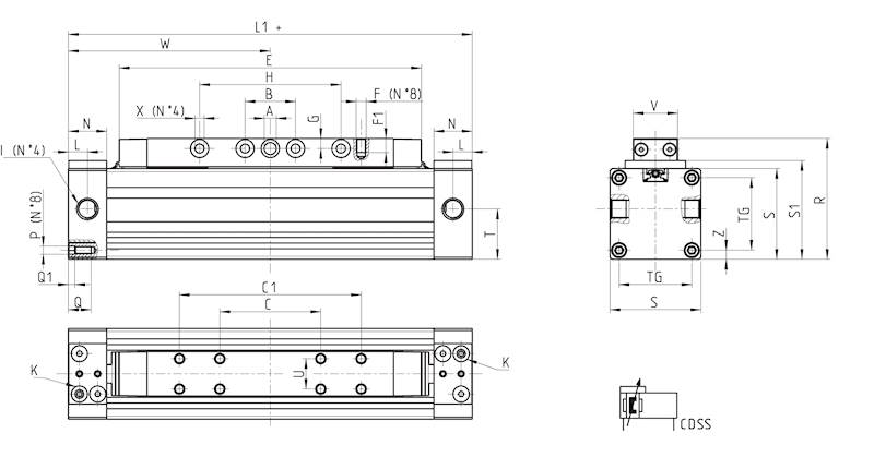 CAMOZZI 52M2P25A0800 SIŁOWNIK