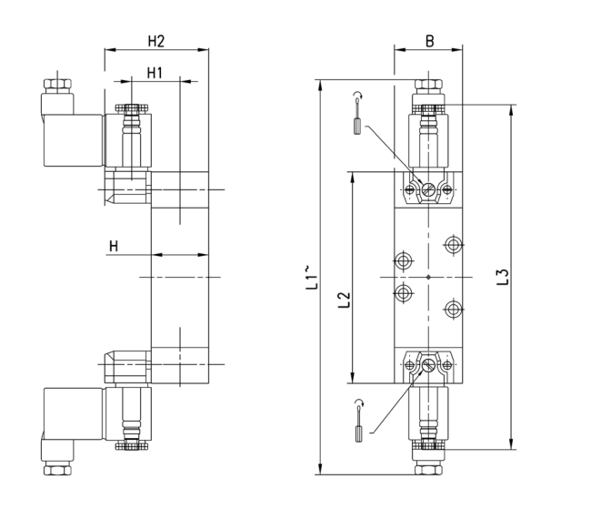 CAMOZZI 952-000-P11-23 ELEKTROZAWÓR 5/2 ISO 2
