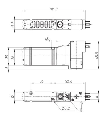CAMOZZI EN530-16-P13 ELEKTROZAWÓR 5/2