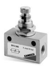 CAMOZZI RFO 344-1/4 ZAWÓR DŁAWIĄCY G 1/4