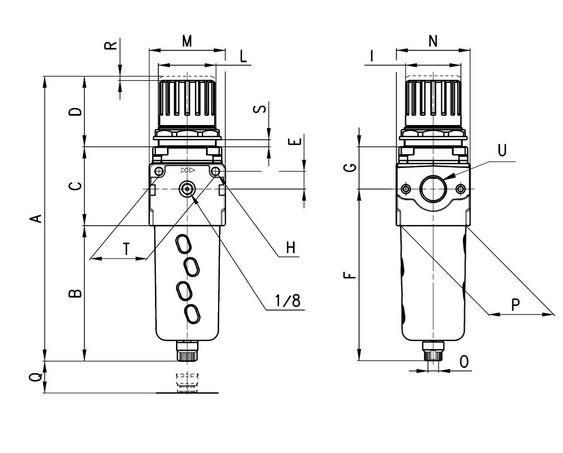 CAMOZZI MC202-D00 FILTR-REDUKTOR G 1/2'' 