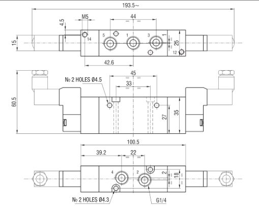 WAIRCOM MEKCA4 KUC/KUC 02400 ZAWÓR 5/2 24 V DC
