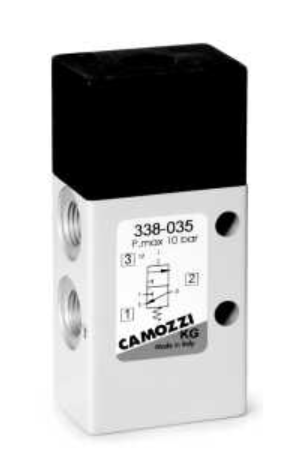 CAMOZZI 338-035 ZAWÓR 3/2 NC MONOSTABILNY