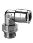 CAMOZZI 6522 4-M5 ZŁĄCZKI WTYKOWE KĄTOWE METALOWE