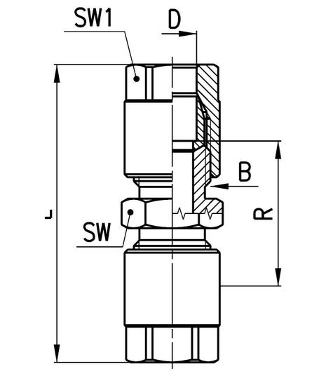 CAMOZZI 1230 8 ZŁĄCZKA PROSTA FI 8