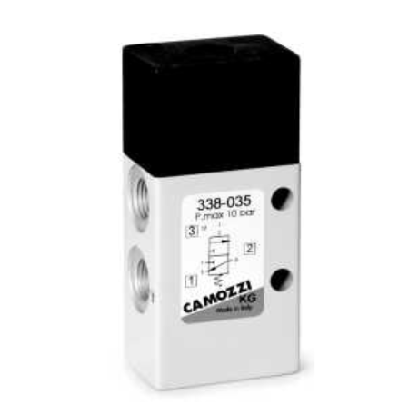 CAMOZZI 334-035 ZAWÓR  PNEUMATYCZNY 3/2 NC G 1/4