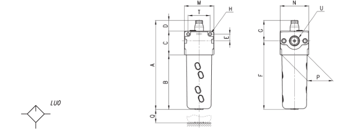 CAMOZZI MC104-L00 SMAROWNICA G 1/4 SERIA MC