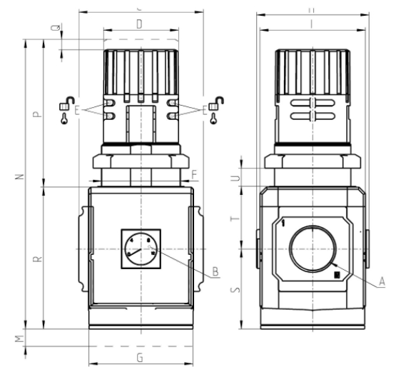 CAMOZZI MX3-3/4-R004 REDUKTOR CIŚNIENIA