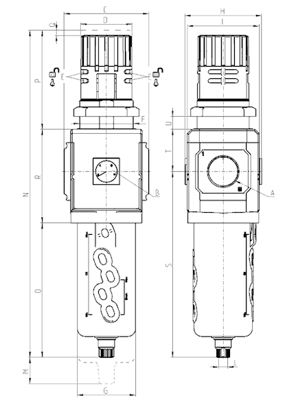 CAMOZZI MX2-3/8-FR0004 FILTR REDUKTOR 