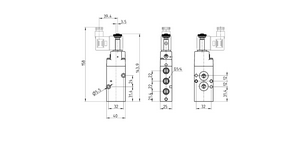 CAMOZZI NA34N-15-02 ELEKTROZAWÓR 3/2 N.C.