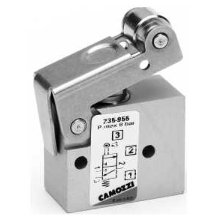 CAMOZZI 244-955 ZAWÓR Z ROLKA 3/2 NO