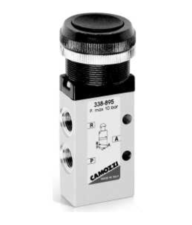 CAMOZZI 338-895 ZAWÓR RĘCZNY 3/2 NC G 1/8