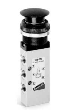 CAMOZZI 358-975 ZAWÓR RECZNY 5/2 G 1/8''