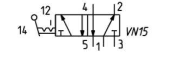 CAMOZZI 158-900 ZAWÓR RECZNY 5/2 G 1/8